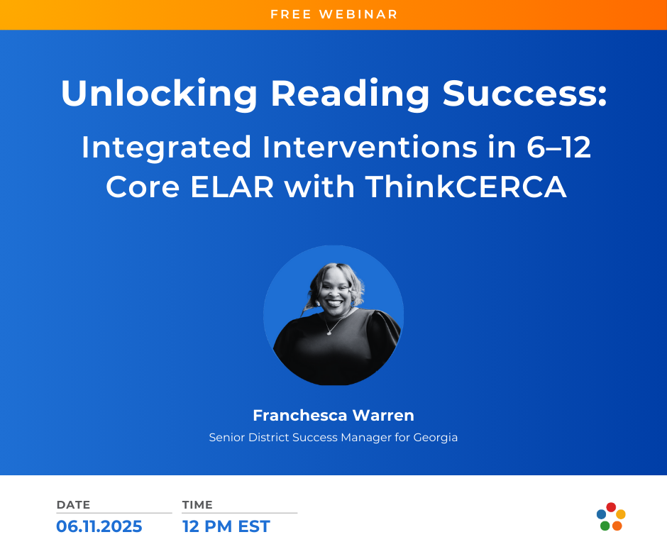 Unlocking Reading Success: Integrated Interventions in 6–12 Core ELAR with ThinkCERCA